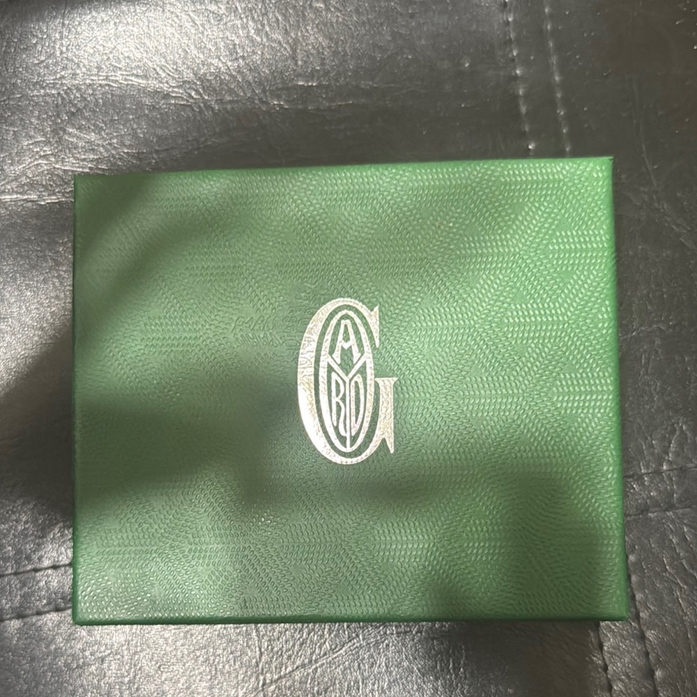 Goyard Green Box with Silver Logo